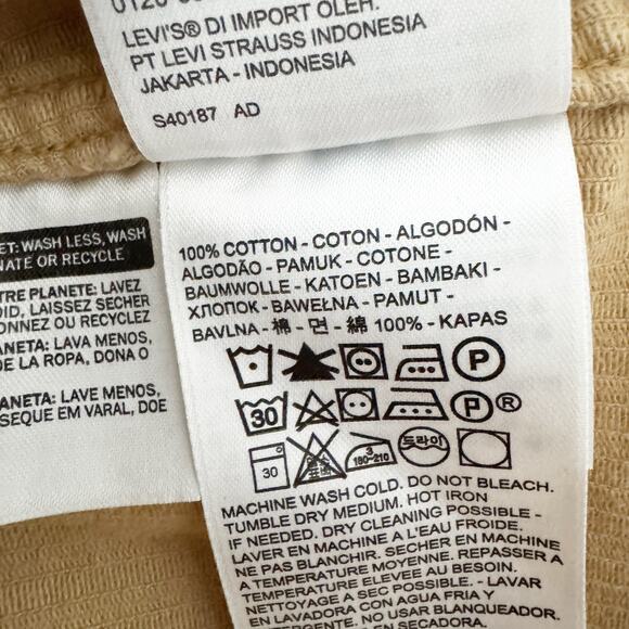 FREE PEOPLE x LEVI'S Calla Corduroy Belted Midi Dress Tan Small S - Picture 10 of 11